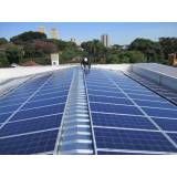 Instalação energia solar metal no Jardim Almeida Prado