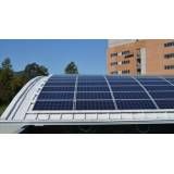 Instalação energia solar telhado em curva em Bariri